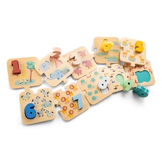 Number puzzle - safari